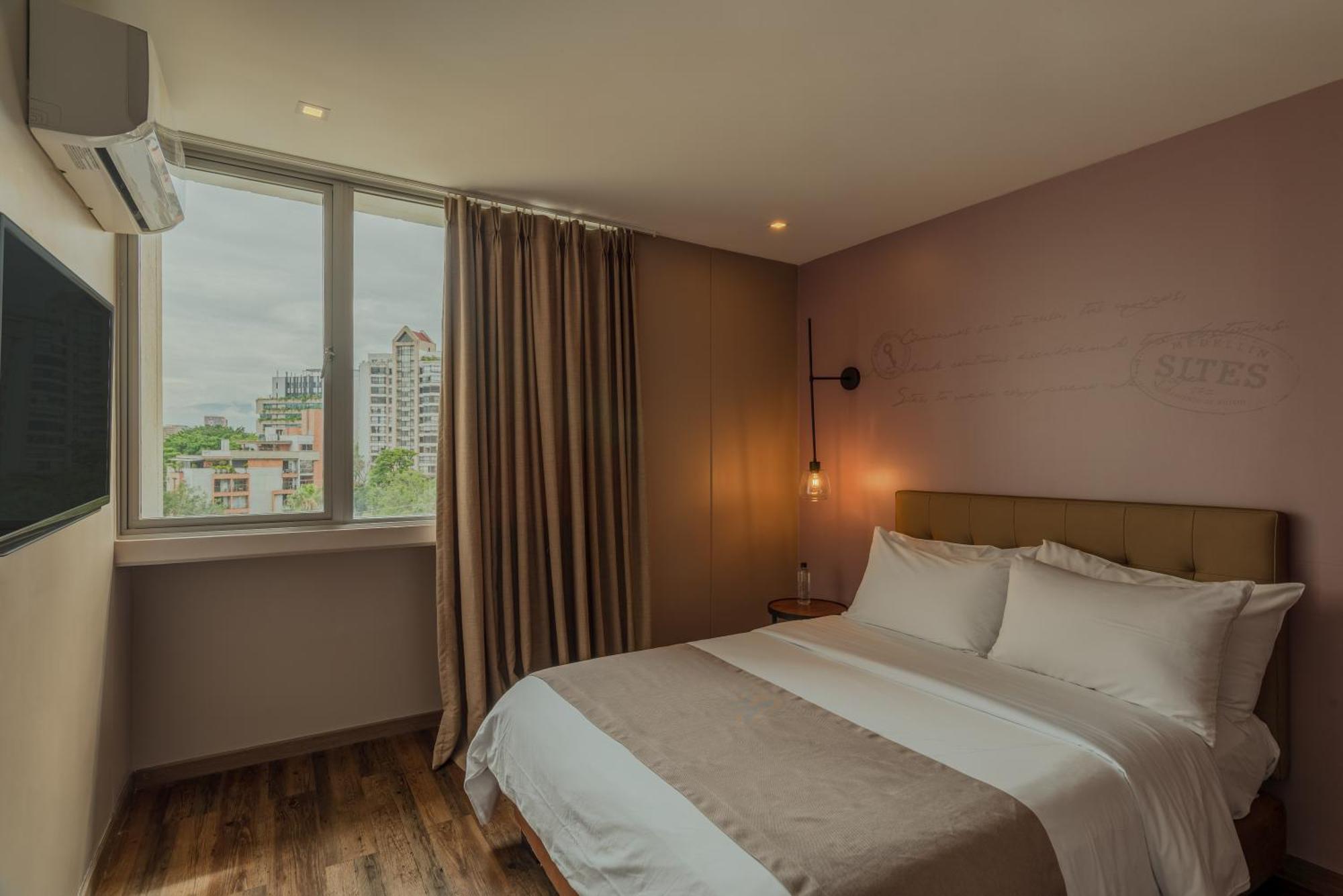 Sites Hotel Medellín Exterior foto A bedroom at the hotel